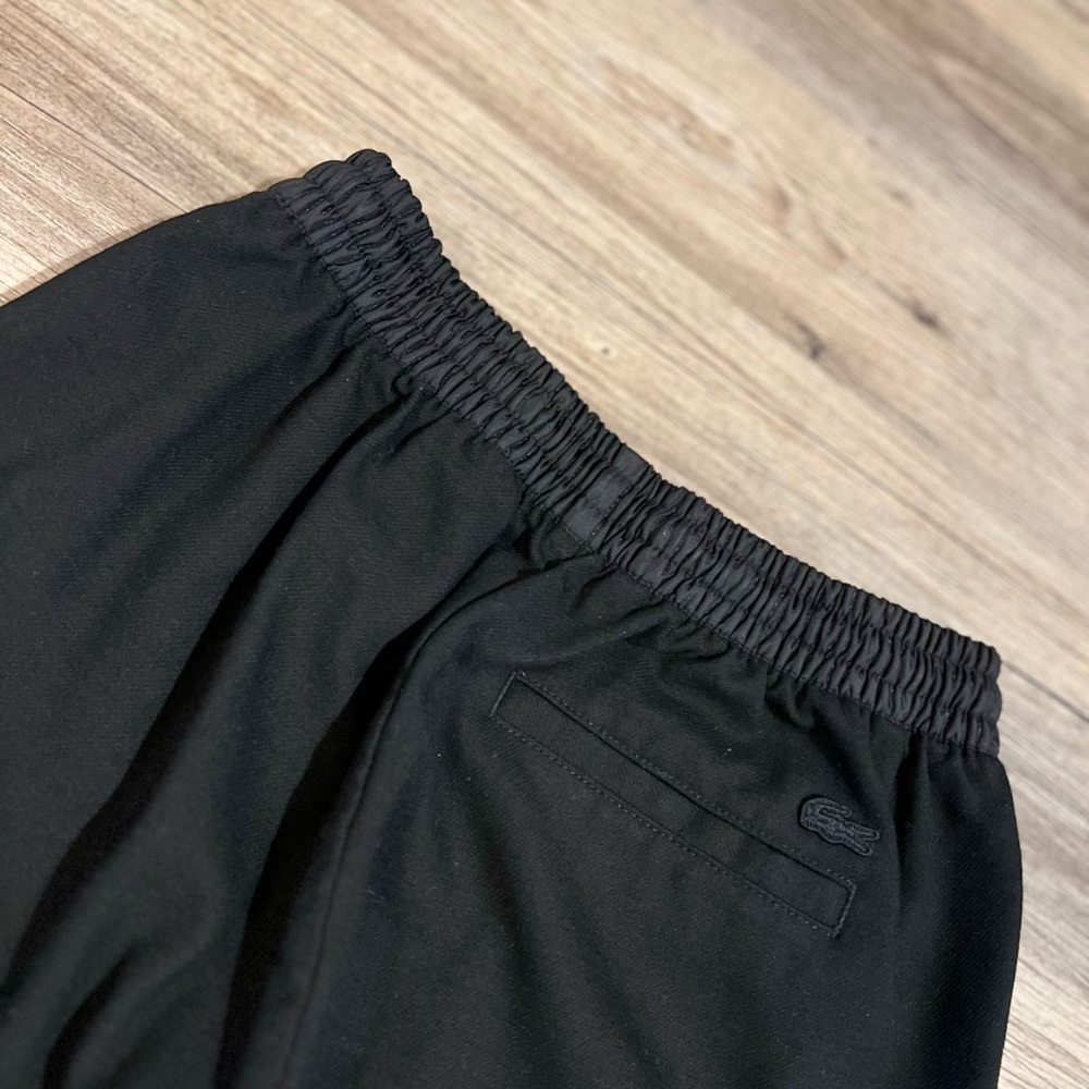 Lacoste Women's Wide Fit Darted Plaid Pants Size 36
